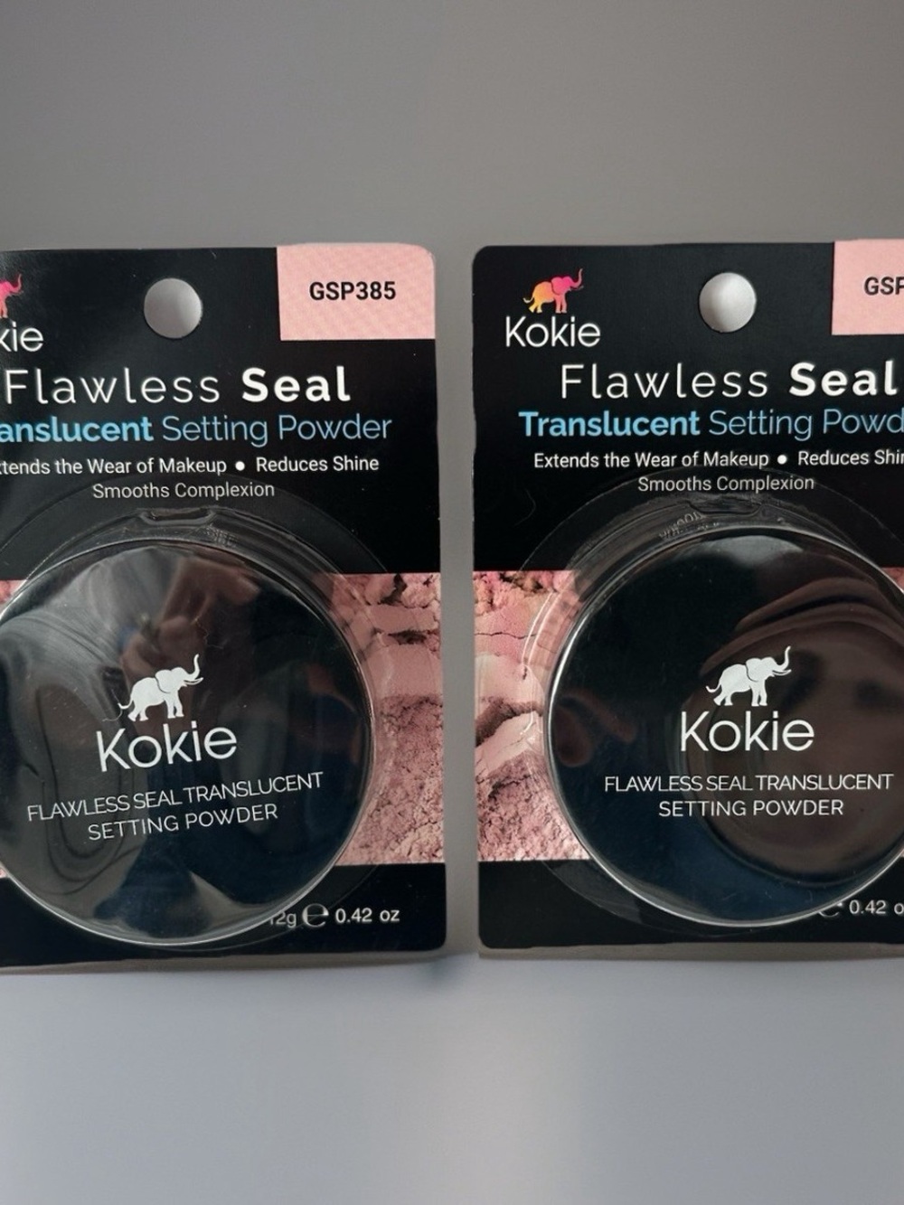 Kokie Flawless Seal Translucent Setting Powder - Translucent in Shade Pink
